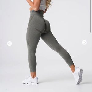 NVGTN khaki green leggings